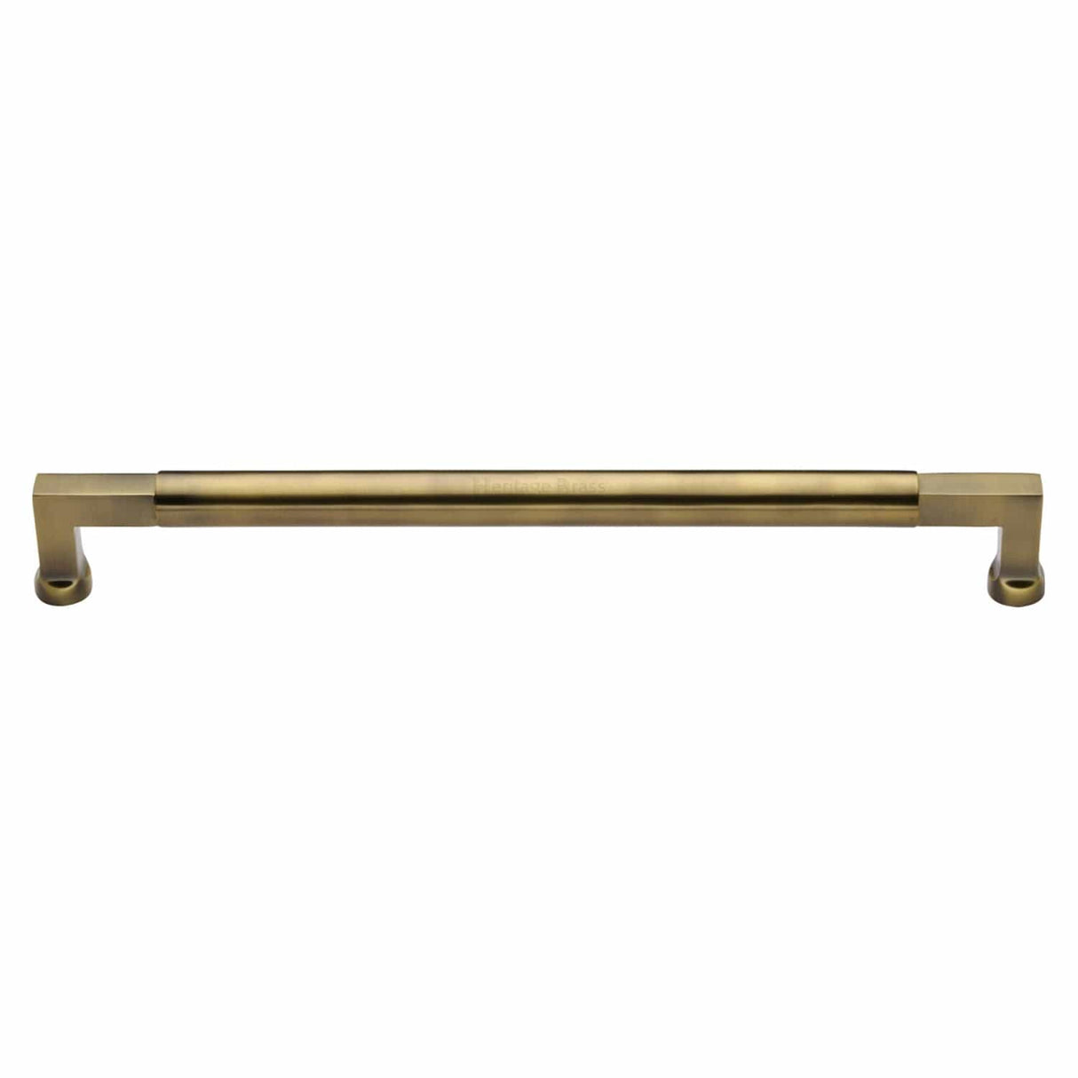 Heritage Brass Door Furniture Antique Brass / Pull Handles (Bolt Through) Heritage Brass - Door Pull Handle Bauhaus Design 483mm Antique Brass Finish