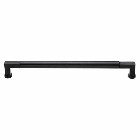 Heritage Brass Door Furniture Matt Black / Pull Handles (Bolt Through) Heritage Brass - Door Pull Handle Bauhaus Design 483mm Matt Black Finish