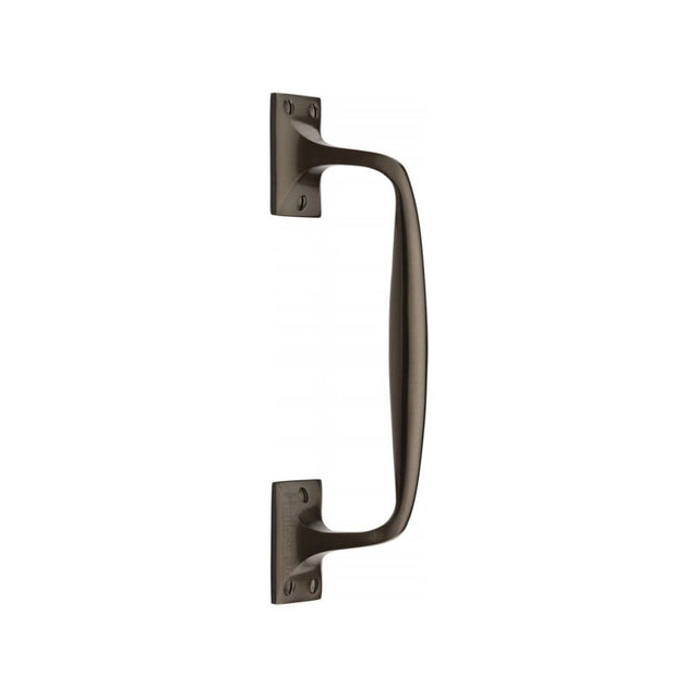 Heritage Brass Door Furniture Matt Bronze / Pull Handles (Face Fix) Heritage Brass - Door Pull Handle Cranked Design 10" Matt Bronze Finish