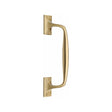 Heritage Brass Door Furniture Satin Brass / Pull Handles (Face Fix) Heritage Brass - Door Pull Handle Cranked Design 10" Satin Brass Finish