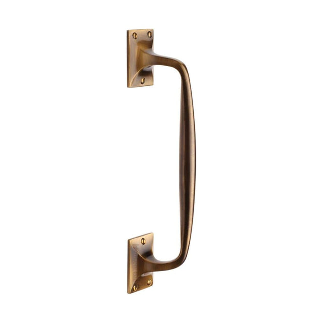 Heritage Brass Door Furniture Antique Brass / Pull Handles (Face Fix) Heritage Brass - Door Pull Handle Cranked Design 12" Antique Brass Finish