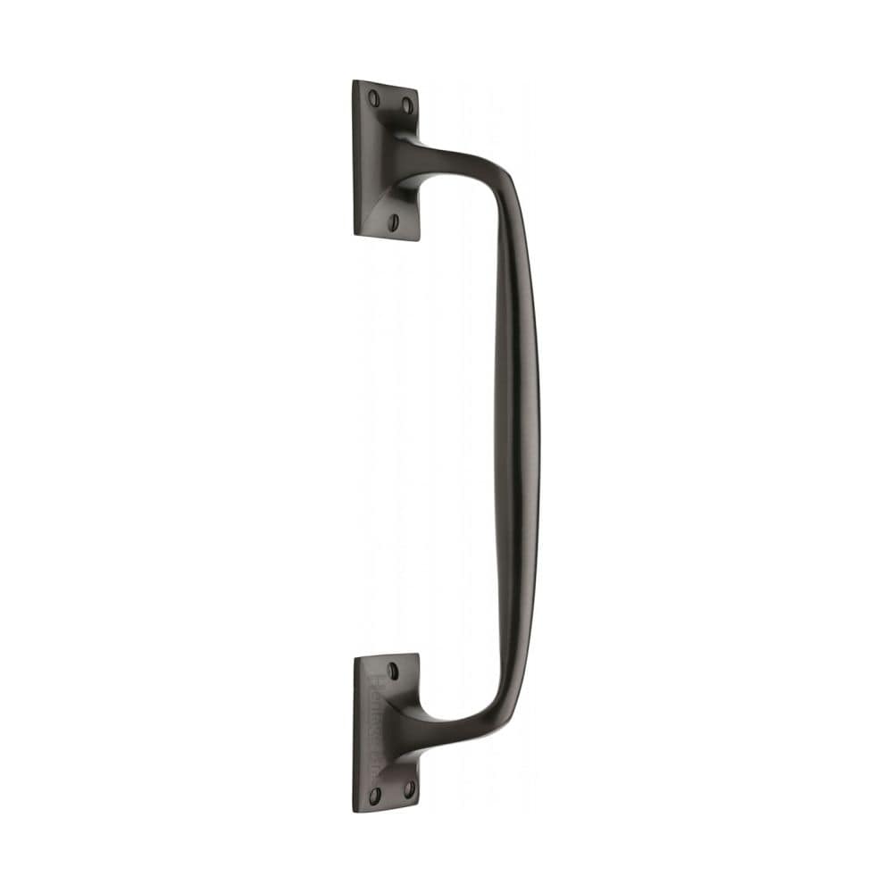Heritage Brass Door Furniture Matt Bronze / Pull Handles (Face Fix) Heritage Brass - Door Pull Handle Cranked Design 12" Matt Bronze Finish