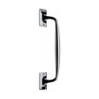 Heritage Brass Door Furniture Polished Chrome / Pull Handles (Face Fix) Heritage Brass - Door Pull Handle Cranked Design 12" Polished Chrome Finish