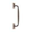 Heritage Brass Door Furniture Satin Nickel / Pull Handles (Face Fix) Heritage Brass - Door Pull Handle Cranked Design 12" Satin Nickel Finish