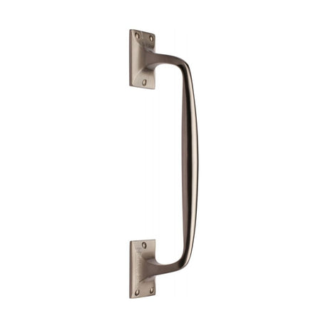 Heritage Brass Door Furniture Satin Nickel / Pull Handles (Face Fix) Heritage Brass - Door Pull Handle Cranked Design 12" Satin Nickel Finish