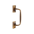 Heritage Brass Door Furniture Antique Brass / Pull Handles (Face Fix) Heritage Brass - Door Pull Handle Cranked Design 8" Antique Brass Finish