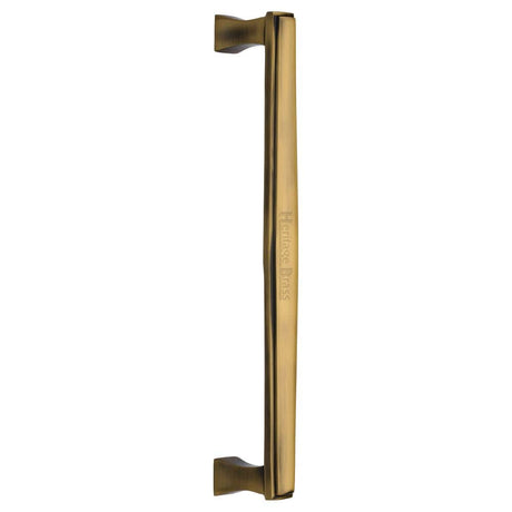Heritage Brass Door Furniture Antique Brass / Pull Handles (Bolt Through) Heritage Brass - Door Pull Handle Deco Design 305mm Antique Brass Finish