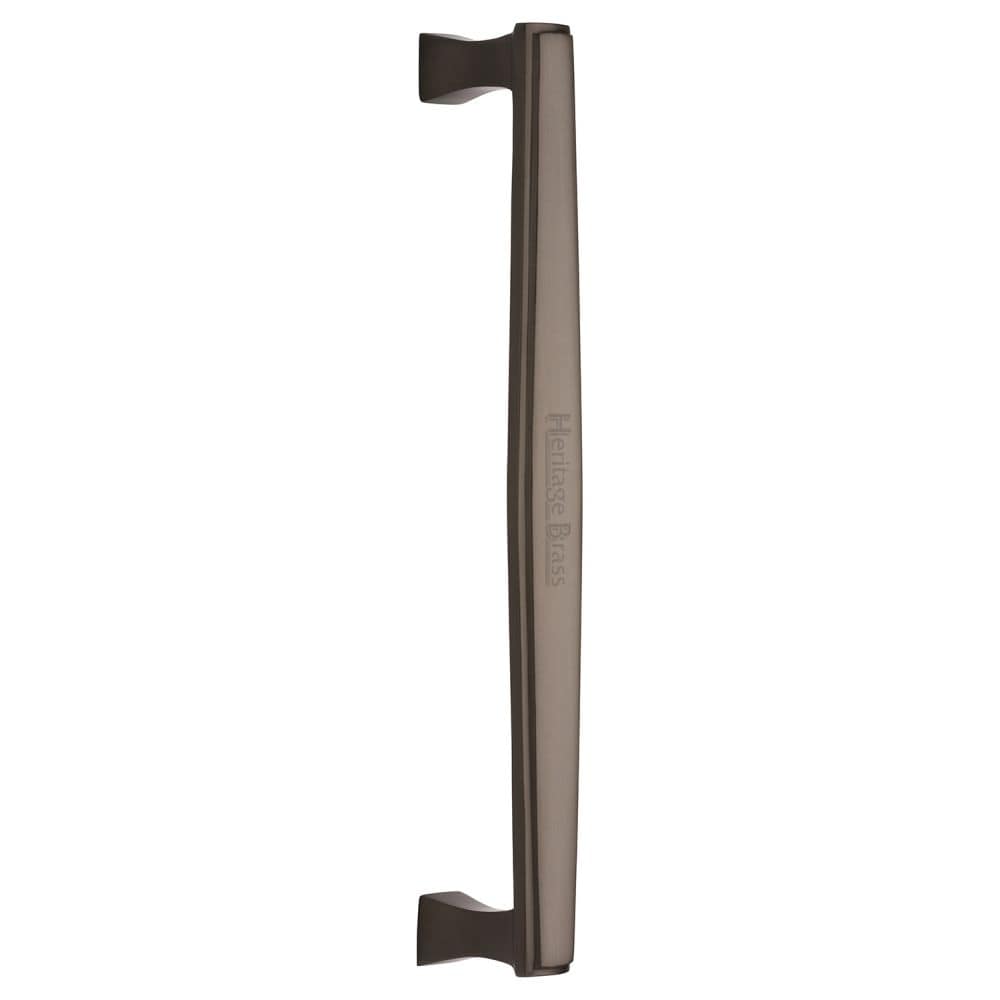 Heritage Brass Door Furniture Matt Bronze / Pull Handles (Bolt Through) Heritage Brass - Door Pull Handle Deco Design 305mm Matt Bronze Finish