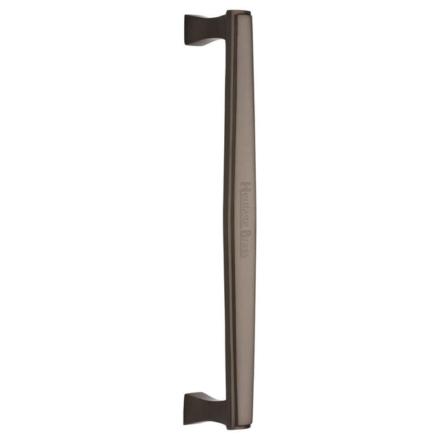 Heritage Brass Door Furniture Matt Bronze / Pull Handles (Bolt Through) Heritage Brass - Door Pull Handle Deco Design 305mm Matt Bronze Finish