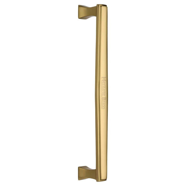 Heritage Brass Door Furniture Polished Brass / Pull Handles (Bolt Through) Heritage Brass - Door Pull Handle Deco Design 305mm Polished Brass Finish