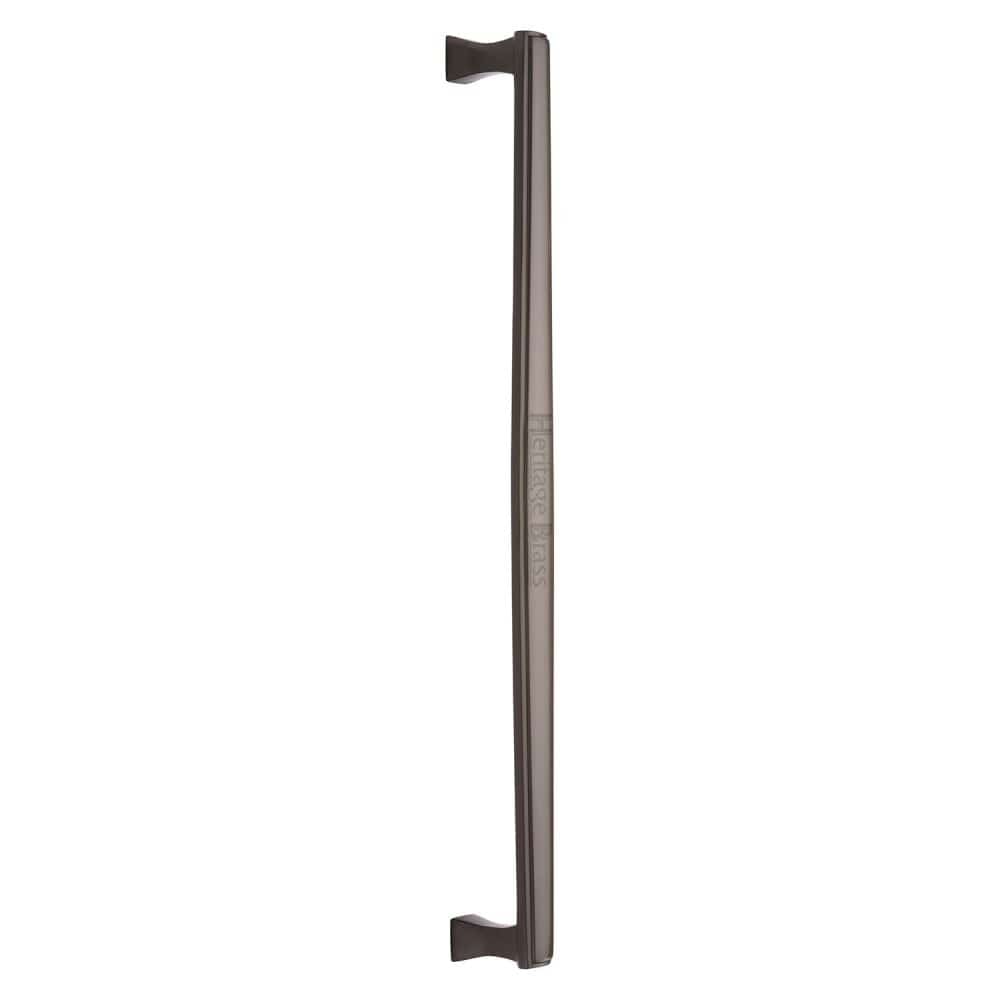Heritage Brass Door Furniture Matt Bronze / Pull Handles (Bolt Through) Heritage Brass - Door Pull Handle Deco Design 457mm Matt Bronze Finish
