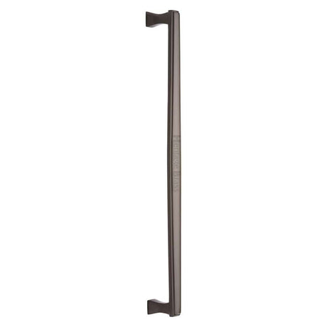 Heritage Brass Door Furniture Matt Bronze / Pull Handles (Bolt Through) Heritage Brass - Door Pull Handle Deco Design 457mm Matt Bronze Finish