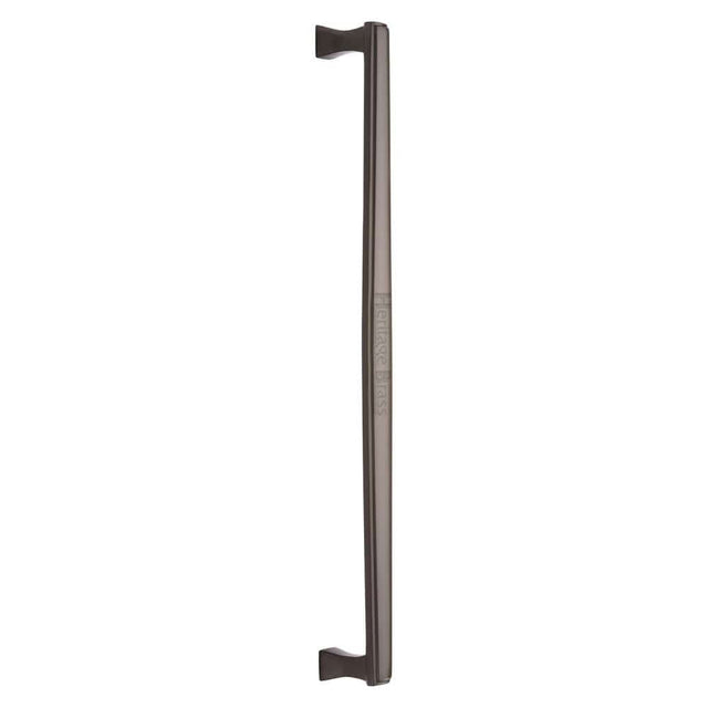 Heritage Brass Door Furniture Matt Bronze / Pull Handles (Bolt Through) Heritage Brass - Door Pull Handle Deco Design 457mm Matt Bronze Finish