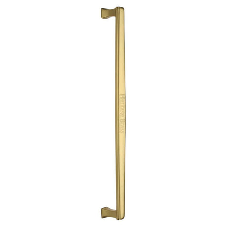Heritage Brass Door Furniture Polished Brass / Pull Handles (Bolt Through) Heritage Brass - Door Pull Handle Deco Design 457mm Polished Brass Finish