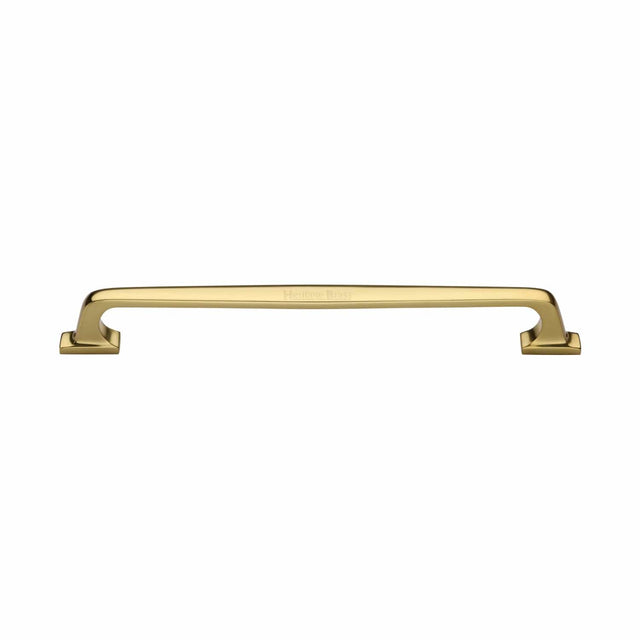 Heritage Brass Door Furniture Polished Brass / Pull Handles (Bolt Through) Heritage Brass - Door Pull Handle Durham Design 345mm Polished Brass Finish