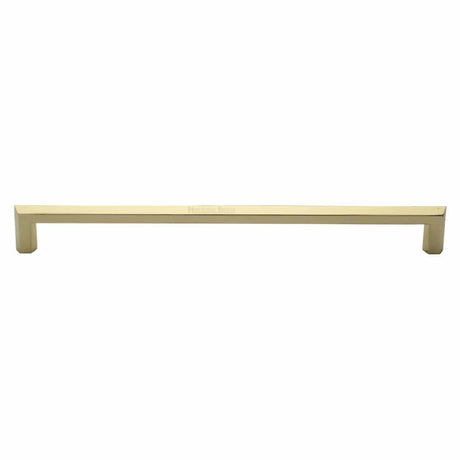 Heritage Brass Door Furniture Polished Brass / Pull Handles (Bolt Through) Heritage Brass - Door Pull Handle Hexagonal Design 480mm Polished Brass Finish