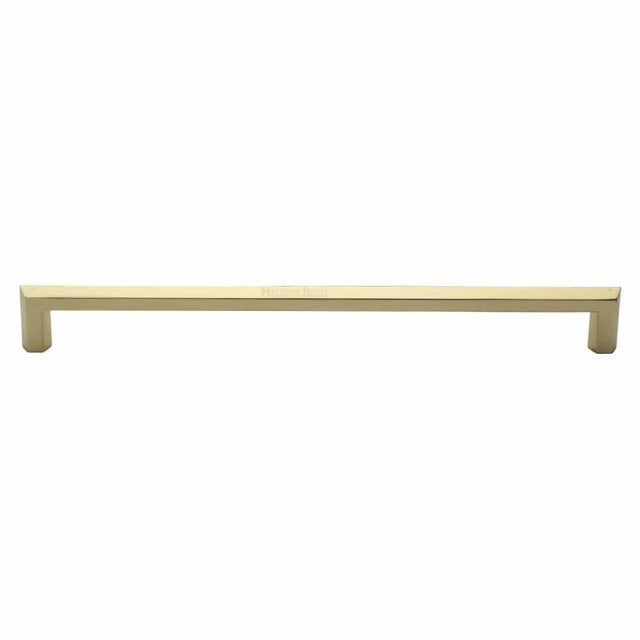 Heritage Brass Door Furniture Polished Brass / Pull Handles (Bolt Through) Heritage Brass - Door Pull Handle Hexagonal Design 480mm Polished Brass Finish
