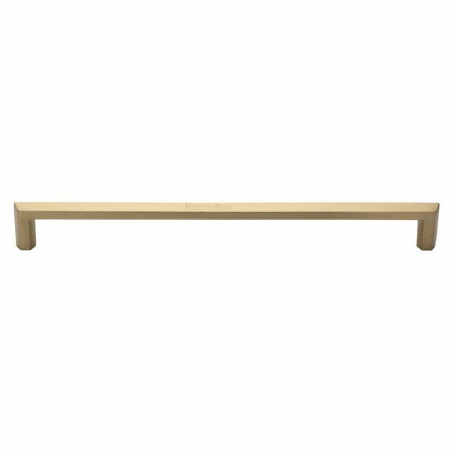 Heritage Brass Door Furniture Satin Brass / Pull Handles (Bolt Through) Heritage Brass - Door Pull Handle Hexagonal Design 480mm Satin Brass Finish