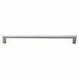 Heritage Brass Door Furniture Satin Nickel / Pull Handles (Bolt Through) Heritage Brass - Door Pull Handle Hexagonal Design 480mm Satin Nickel Finish