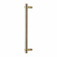 Heritage Brass Door Furniture Polished Brass / Pull Handles (Bolt Through) Heritage Brass - Door Pull Handle Industrial Design 353mm Polished Brass Finish