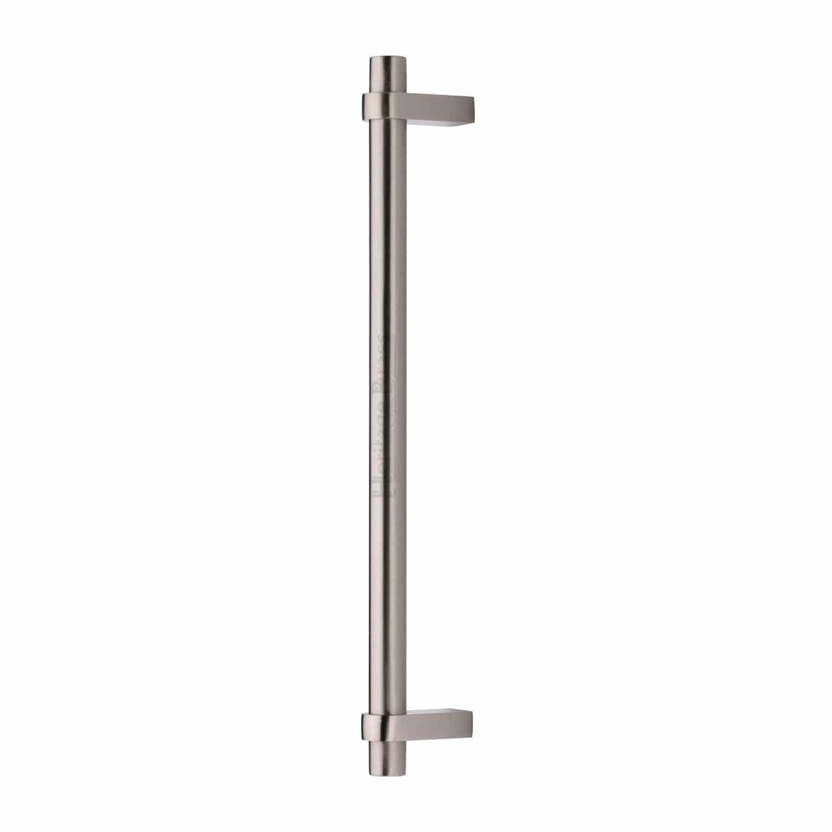 Heritage Brass Door Furniture Satin Nickel / Pull Handles (Bolt Through) Heritage Brass - Door Pull Handle Industrial Design 353mm Satin Nickel Finish