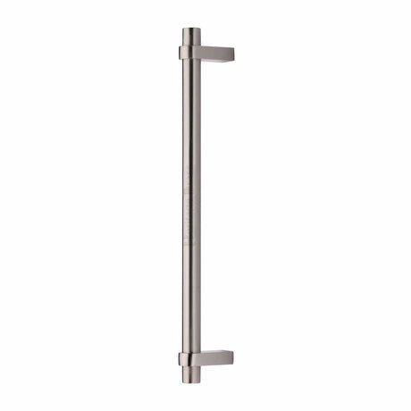 Heritage Brass Door Furniture Satin Nickel / Pull Handles (Bolt Through) Heritage Brass - Door Pull Handle Industrial Design 353mm Satin Nickel Finish