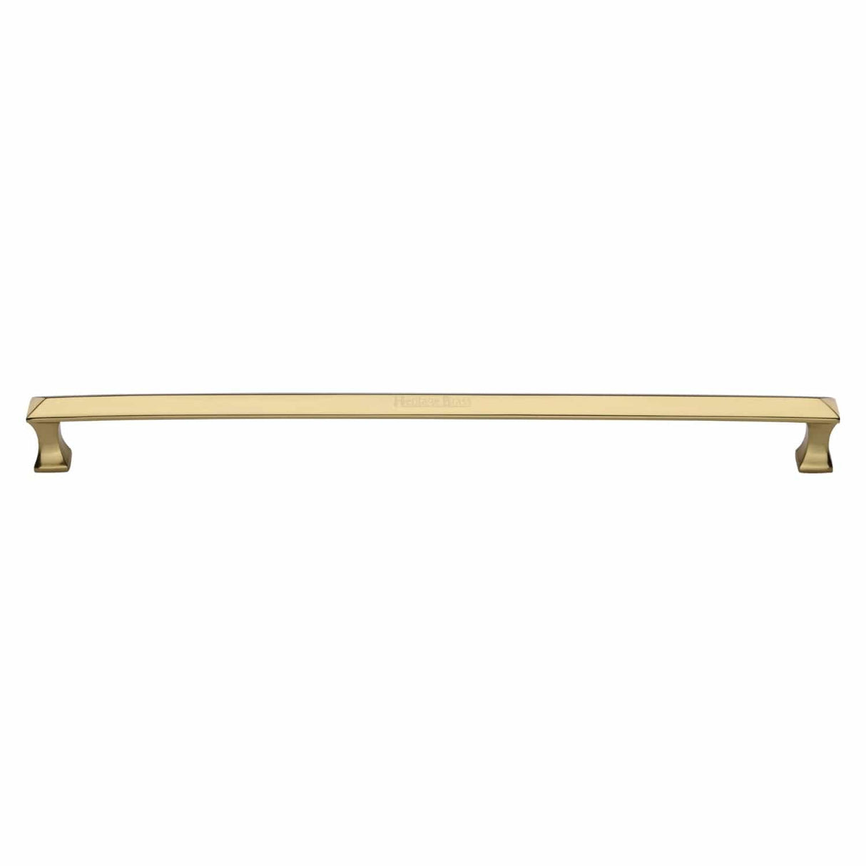 Heritage Brass Door Furniture Polished Brass / Pull Handles (Bolt Through) Heritage Brass - Door Pull Handle Pyramid Design 478mm Polished Brass Finish