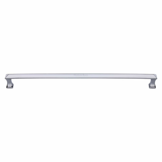 Heritage Brass Door Furniture Polished Chrome / Pull Handles (Bolt Through) Heritage Brass - Door Pull Handle Pyramid Design 478mm Polished Chrome Finish