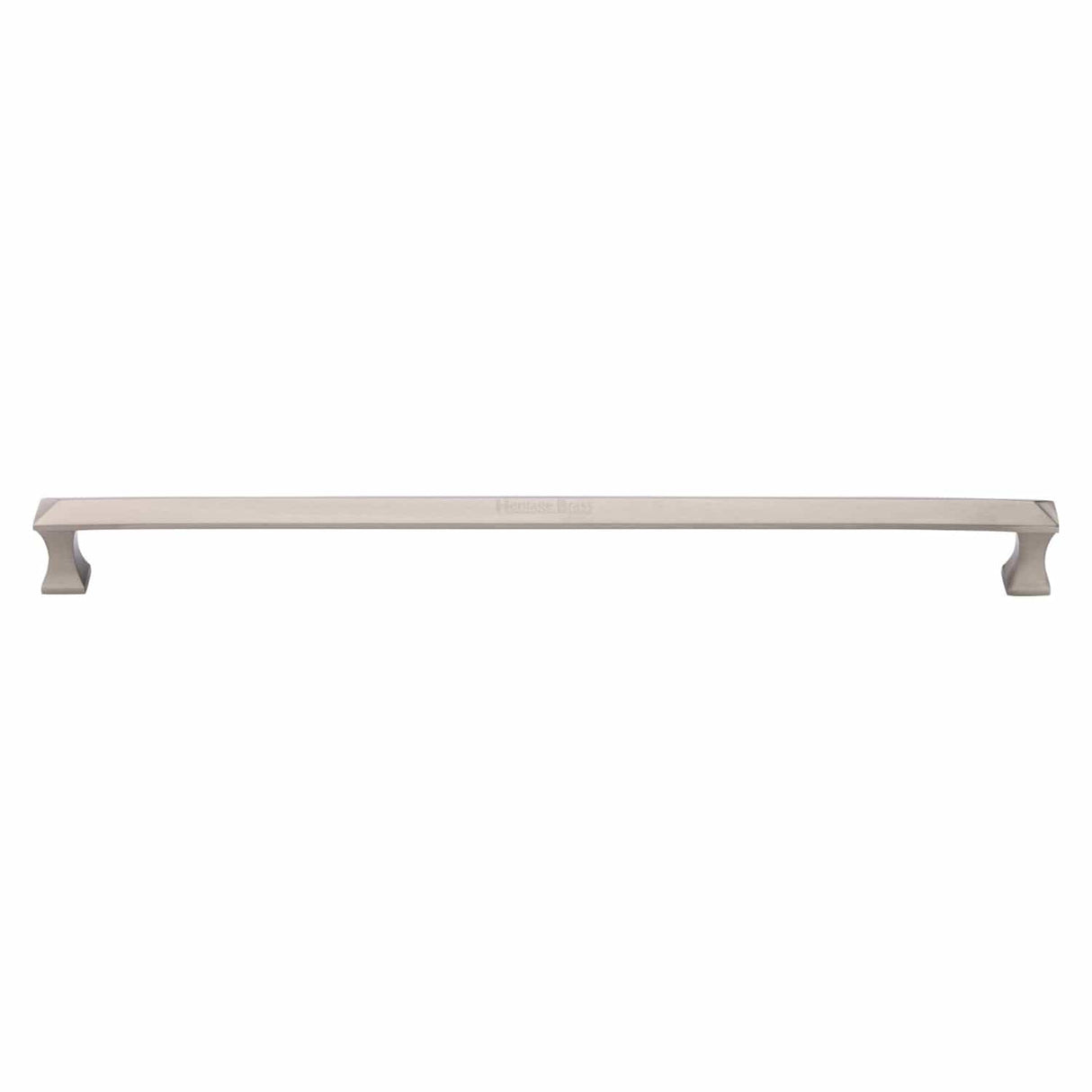 Heritage Brass Door Furniture Satin Nickel / Pull Handles (Bolt Through) Heritage Brass - Door Pull Handle Pyramid Design 478mm Satin Nickel Finish