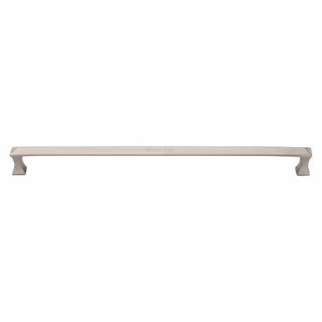 Heritage Brass Door Furniture Satin Nickel / Pull Handles (Bolt Through) Heritage Brass - Door Pull Handle Pyramid Design 478mm Satin Nickel Finish