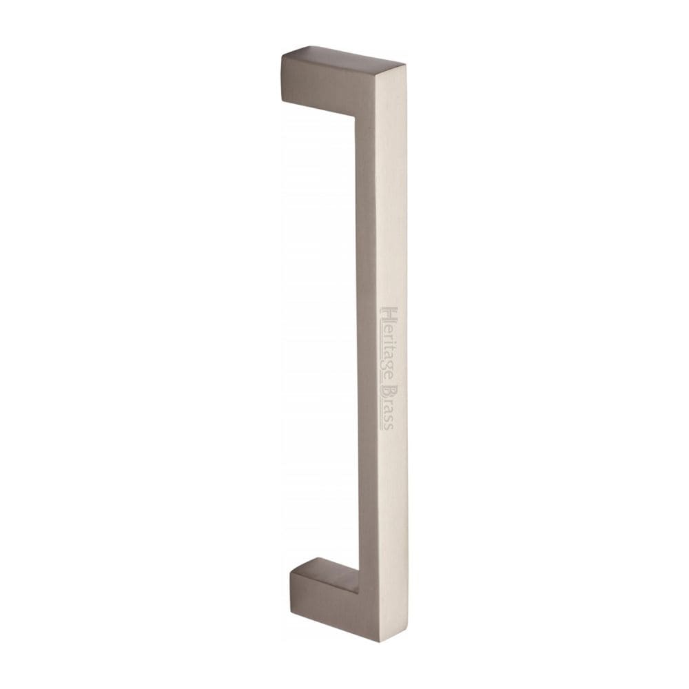 Heritage Brass Door Furniture Satin Nickel / Pull Handles (Bolt Through) Heritage Brass - Door Pull Handle Satin Nickel Finish