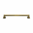 Heritage Brass Door Furniture Antique Brass / Pull Handles (Bolt Through) Heritage Brass - Door Pull Handle Square Vintage Design 338mm Antique Brass Finish