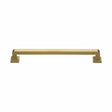 Heritage Brass Door Furniture Satin Brass / Pull Handles (Bolt Through) Heritage Brass - Door Pull Handle Square Vintage Design 338mm Satin Brass Finish