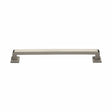 Heritage Brass Door Furniture Satin Nickel / Pull Handles (Bolt Through) Heritage Brass - Door Pull Handle Square Vintage Design 338mm Satin Nickel Finish