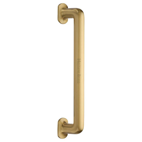 Heritage Brass Door Furniture Satin Brass / Pull Handles (Bolt Through) Heritage Brass - Door Pull Handle Traditional Design 330mm Satin Brass Finish