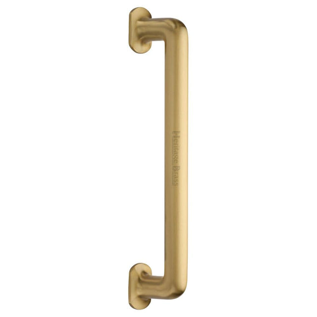 Heritage Brass Door Furniture Satin Brass / Pull Handles (Bolt Through) Heritage Brass - Door Pull Handle Traditional Design 330mm Satin Brass Finish
