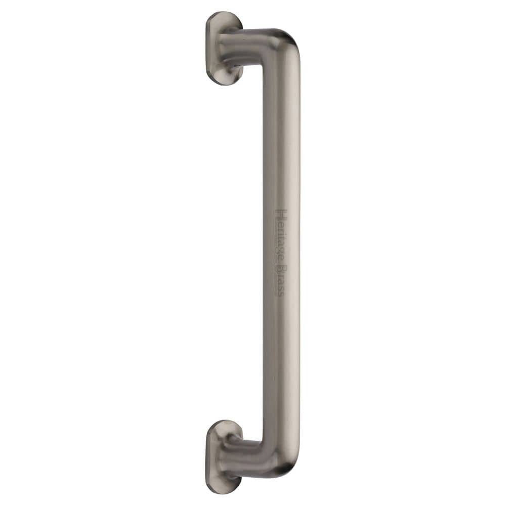 Heritage Brass Door Furniture Satin Nickel / Pull Handles (Bolt Through) Heritage Brass - Door Pull Handle Traditional Design 330mm Satin Nickel Finish