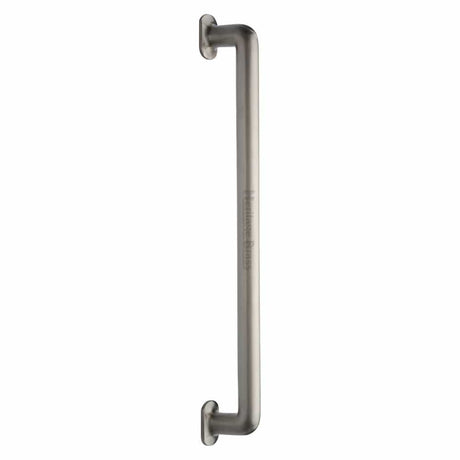 Heritage Brass Door Furniture Satin Nickel / Pull Handles (Bolt Through) Heritage Brass - Door Pull Handle Traditional Design 482mm Satin Nickel Finish