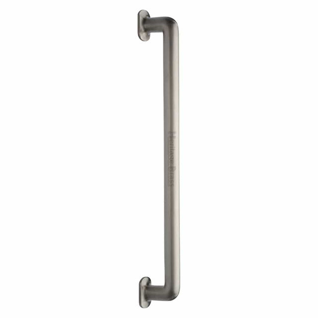 Heritage Brass Door Furniture Satin Nickel / Pull Handles (Bolt Through) Heritage Brass - Door Pull Handle Traditional Design 482mm Satin Nickel Finish