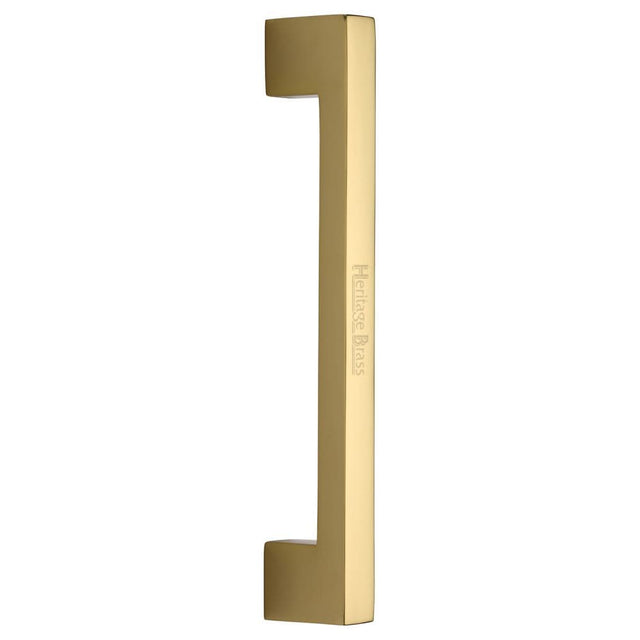 Heritage Brass Door Furniture Polished Brass / Pull Handles (Bolt Through) Heritage Brass - Door Pull Handle Urban Design 305mm Polished Brass Finish