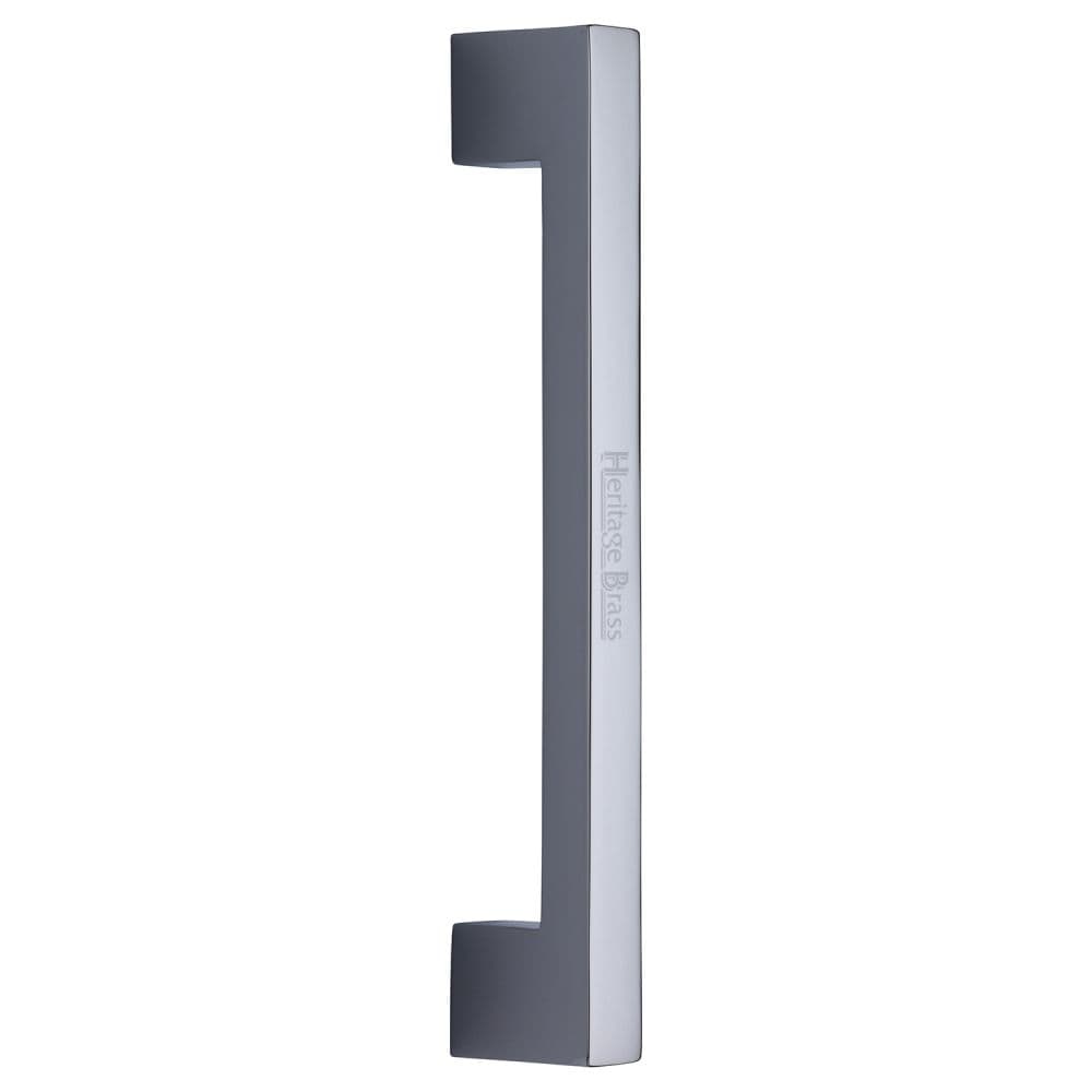 Heritage Brass Door Furniture Polished Chrome / Pull Handles (Bolt Through) Heritage Brass - Door Pull Handle Urban Design 305mm Polished Chrome Finish
