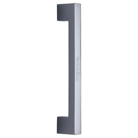 Heritage Brass Door Furniture Polished Chrome / Pull Handles (Bolt Through) Heritage Brass - Door Pull Handle Urban Design 305mm Polished Chrome Finish