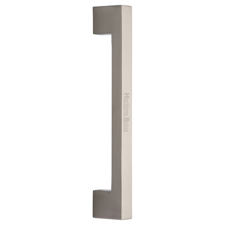 Heritage Brass Door Furniture Satin Nickel / Pull Handles (Bolt Through) Heritage Brass - Door Pull Handle Urban Design 305mm Satin Nickel Finish