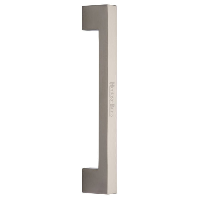 Heritage Brass Door Furniture Satin Nickel / Pull Handles (Bolt Through) Heritage Brass - Door Pull Handle Urban Design 305mm Satin Nickel Finish