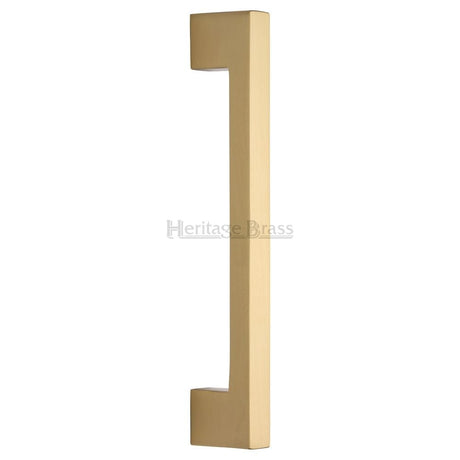 Heritage Brass Door Furniture Satin Brass / Pull Handles (Bolt Through) Heritage Brass - Door Pull Handle Urban Design 457mm Satin Brass Finish