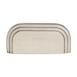 Heritage Brass Cabinet Hardware Satin Nickel / Cabinet Cup Pulls / 76mm c/c Heritage Brass - Drawer Cup Pull Bauhaus Design 76mm CTC Satin Nickel Finish