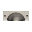Heritage Brass Cabinet Hardware Satin Nickel / Cabinet Cup Pulls Heritage Brass - Drawer Cup Pull Cheshire Design Satin Nickel Finish