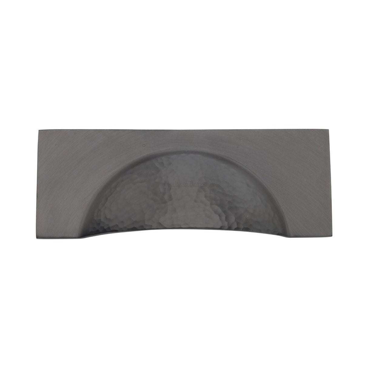 Heritage Brass Cabinet Hardware Matt Bronze / Cabinet Cup Pulls / 57mm c/c Heritage Brass - Drawer Cup Pull Hampshire Hammered Design 57mm CTC Matt Bronze Finish