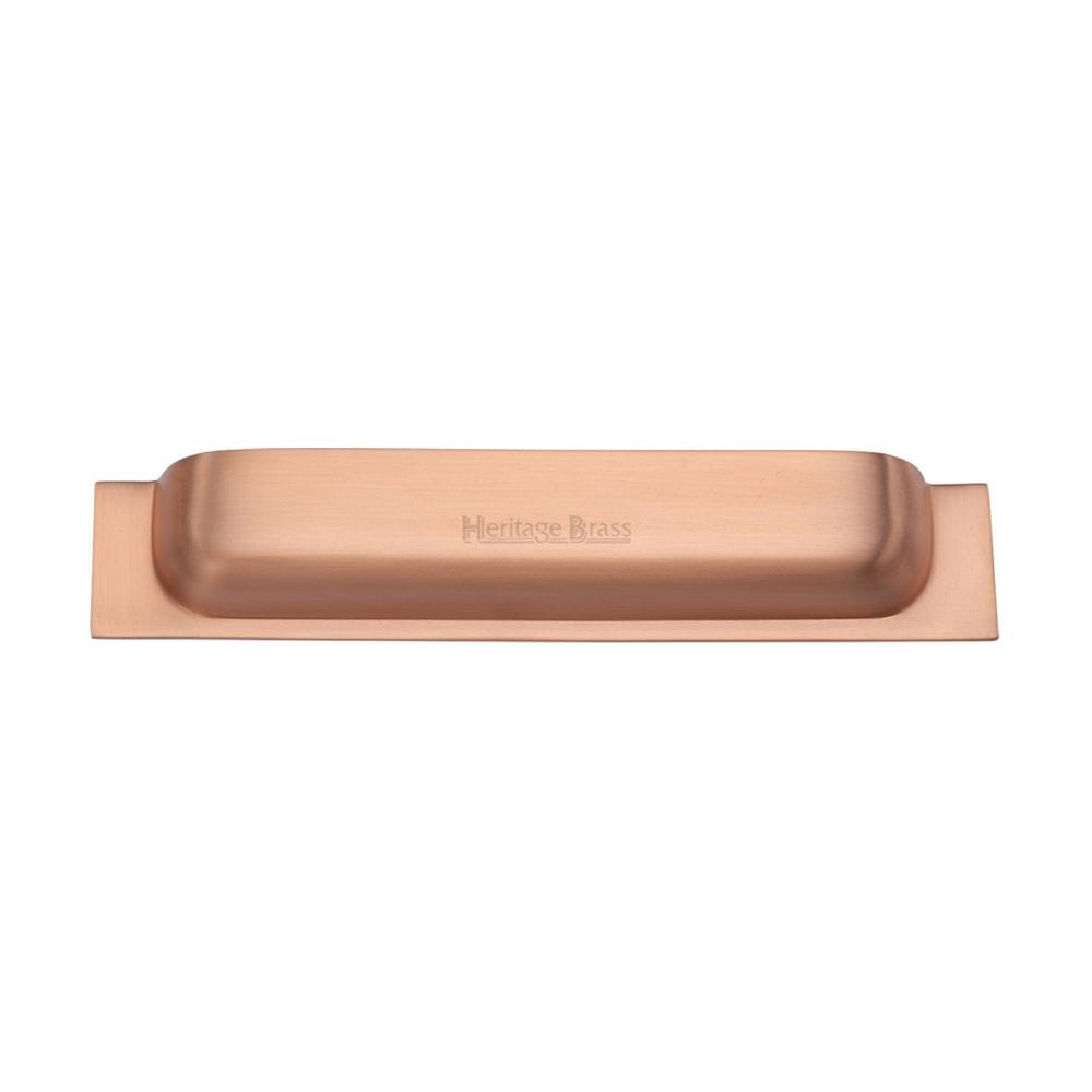 Heritage Brass Cabinet Hardware Satin Rose Gold / Cabinet Cup Pulls / 152 / 178mm c/c Heritage Brass - Drawer Cup Pull Military Design 152mm CTC Satin Rose Gold Finish