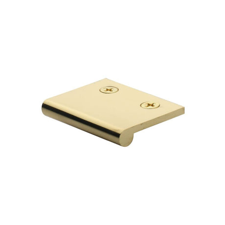 Heritage Brass Cabinet Hardware Polished Brass / Edge Pull / 50mm Heritage Brass - EP Edge Pull Cabinet Handle 50mm Polished Brass Finish